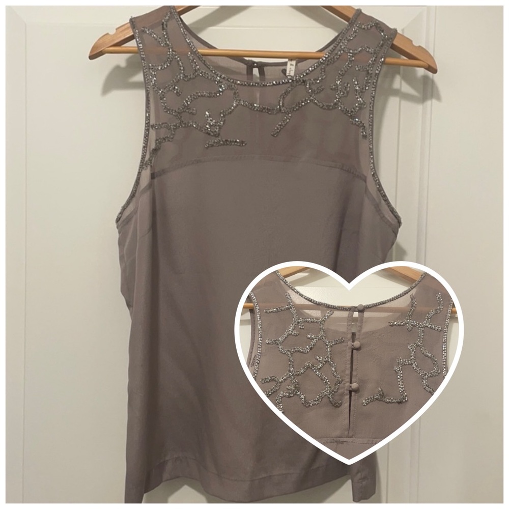NWOT Bejeweled Top